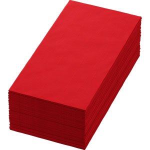 Bio Dunisoft serviette rouge - 40x40 cm