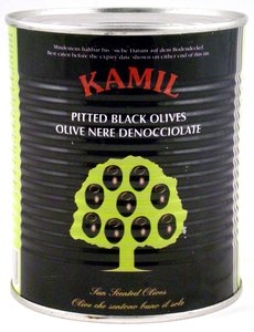 Olives noires dénoyautées 34/37