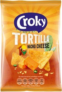 Croky chips tortilla nacho cheese