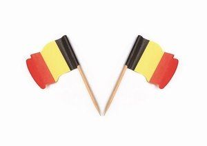 Vlagprikker België wapperend