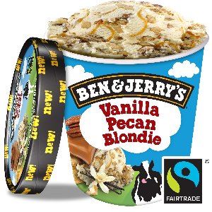 Ben & Jerry's vanille pecan blondi
