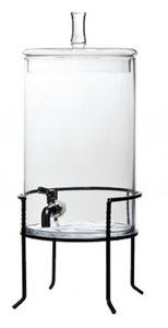 Glazen dispenser kraan 7,5 L - 28,5x50 cm