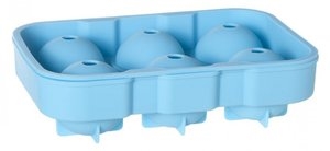 Bleu gin ball tray en six Ø4,5 cm - 18x12,6x4,8 cm