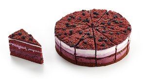 5001846 Blueberry red velvet cake Ø24 cm