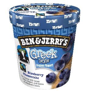 Ben & Jerry's greek yoghurt blueberry