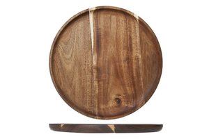 Bord hout rond oil coating Ø30x2 cm