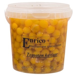 Caviar de tomates jaunes