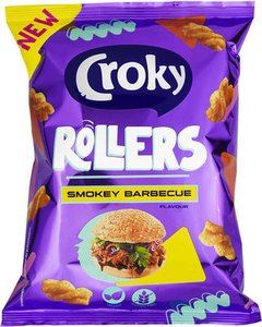 Croky chips rollers smokey barbecue