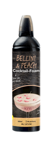 Cocktail foam Bellini & peach