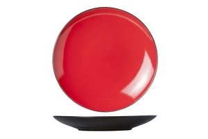 Finesse Red plat bord Ø28 cm