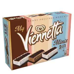 Viennetta bûche glace vanille & chocolat