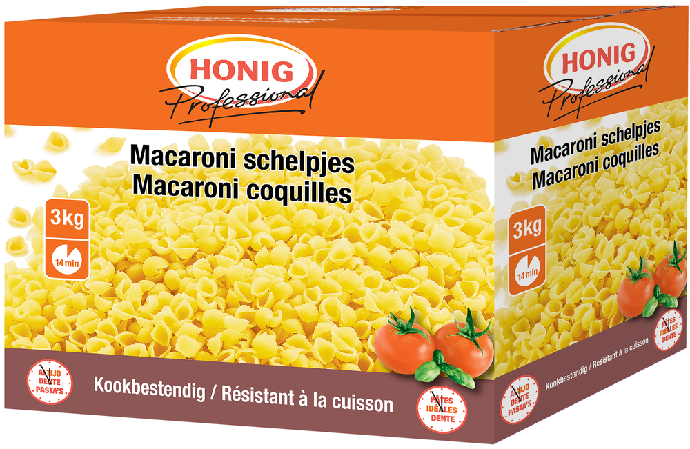 Macaroni schelpjes - kookbestendig