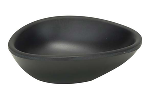 Blackstone plat melamine noir - 7,7x6,2xH2,5 cm