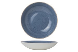 Terra blue assiette creuse Ø21 cm