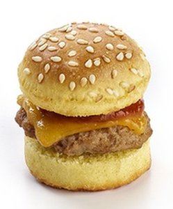 5001929 Mini beef cheeseburger