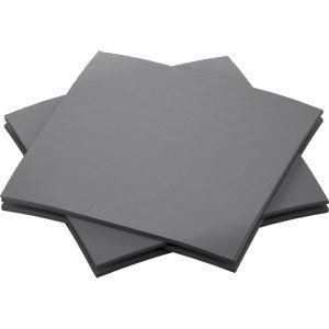 Bio Dunisoft serviette grise granite - 20x20 cm